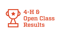 4-H & Open Class Results